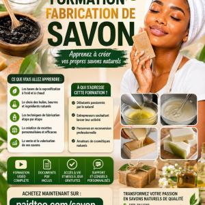 Formation de fabrication de savon